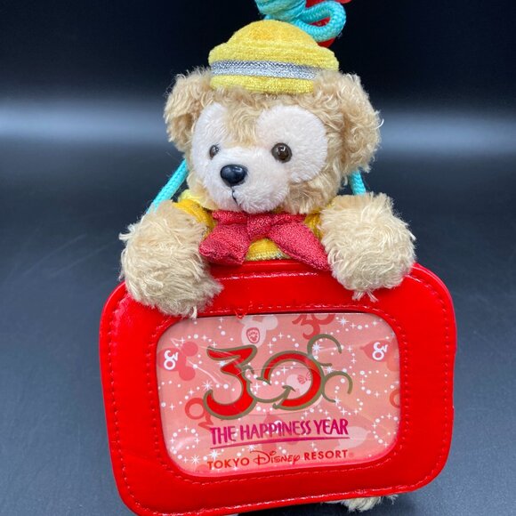 Tokyo Disney Resort Duffy Bear Plush Badge Pass Holder 30th Anniversary - Picture 2 of 13